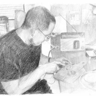 Cycle ,,Dinner’, drawing, 21_15 cm